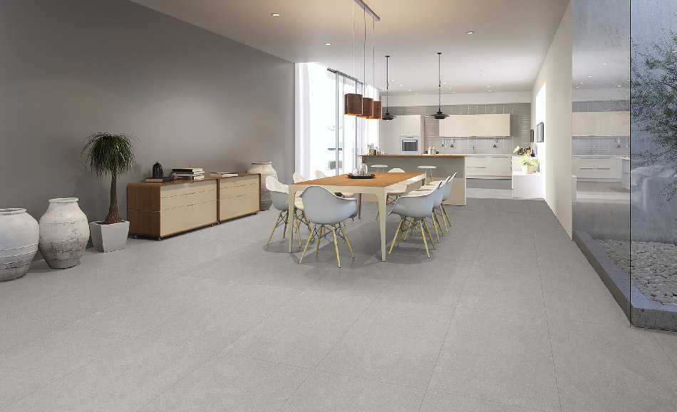 concrete look porcelain tile
