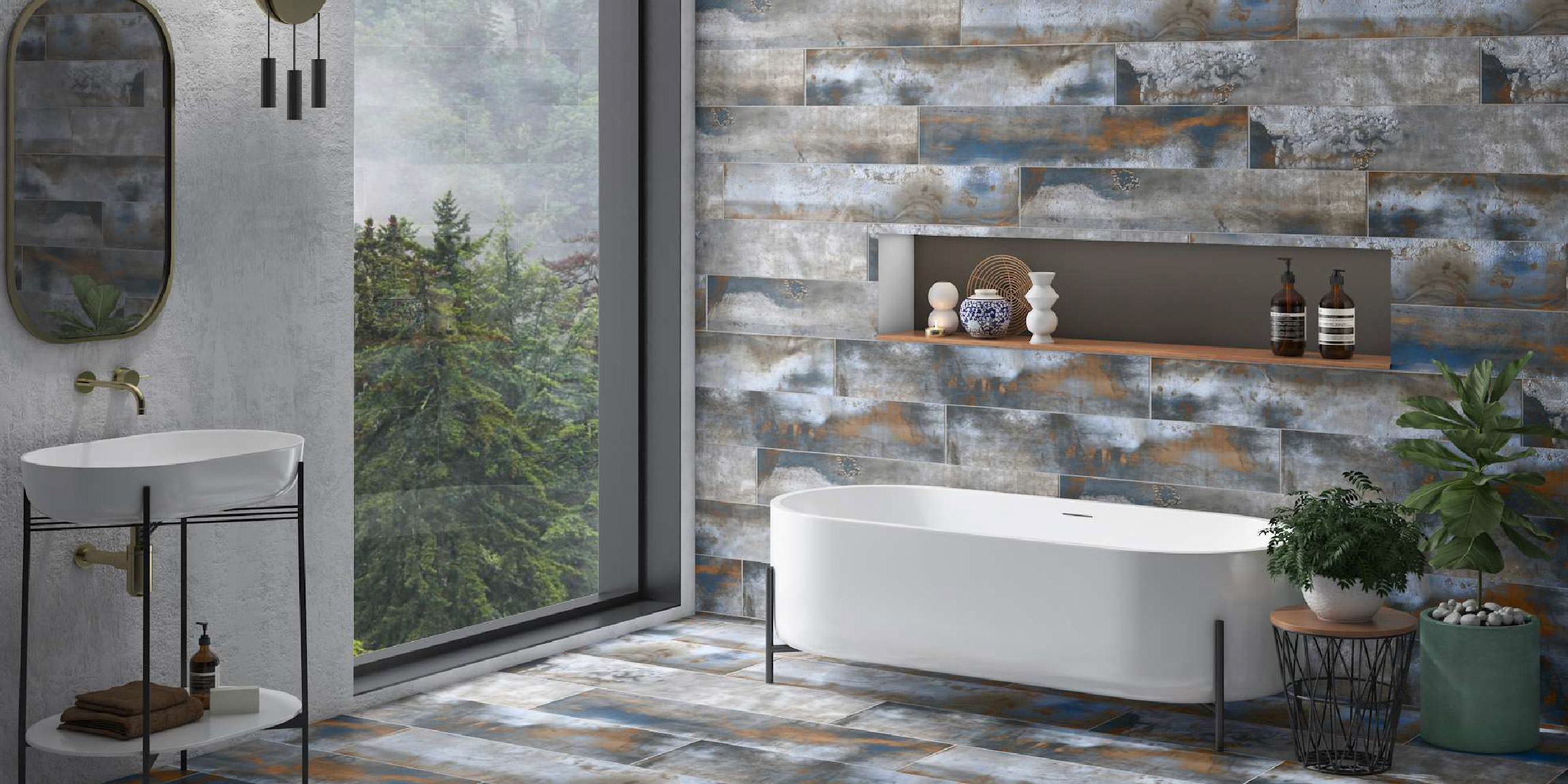 Glazed Porcelain Tile Flooring