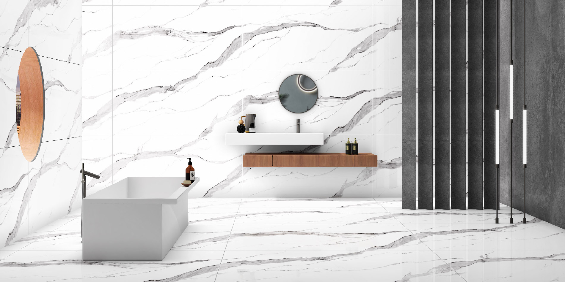 Marble Look slab-porcelain-tile