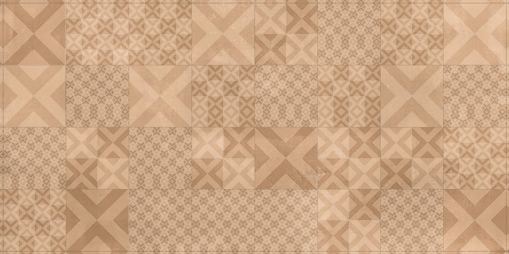 Glazed Porcelain Tiles Concrete Look Caspian Brown Decor