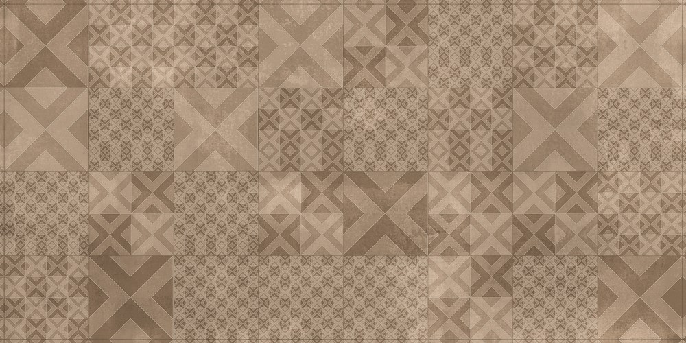 Glazed Porcelain Tiles Concrete Look Caspian Moka Decor