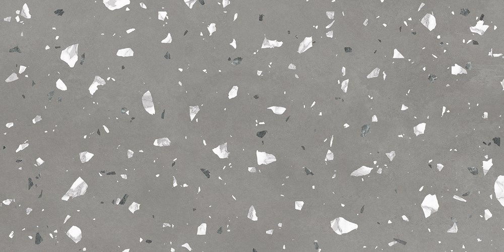 Glazed Porcelain Tiles Concrete Look Cemento Grey Terrazo