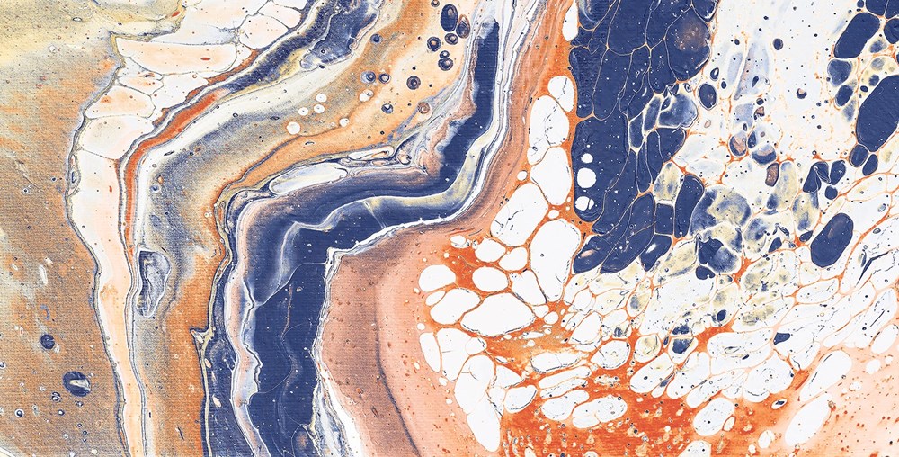 Glazed Porcelain Tiles Marble Look Ibiza Blue