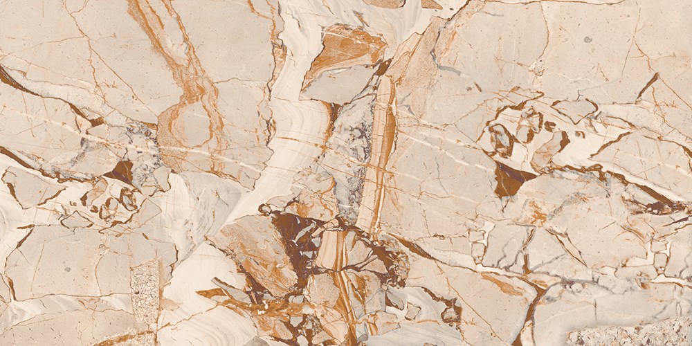 Glazed Porcelain Tiles Marble Look Breccia Nuvo