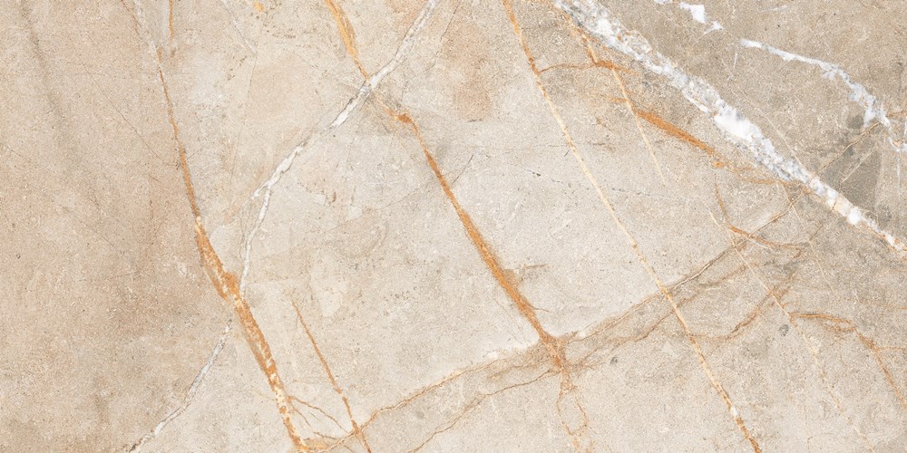 Glazed Porcelain Tiles Marble Look Helmer Beige