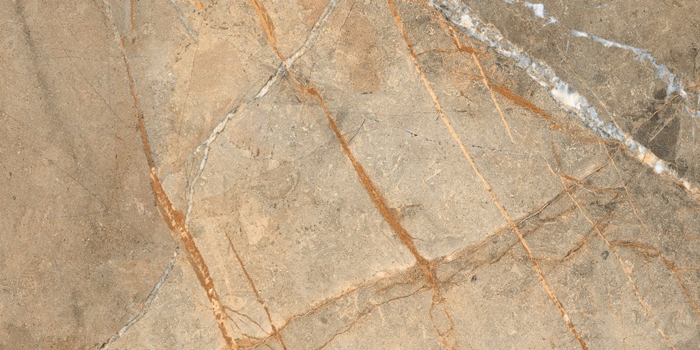 Glazed Porcelain Tiles Marble Look Helmer Brown