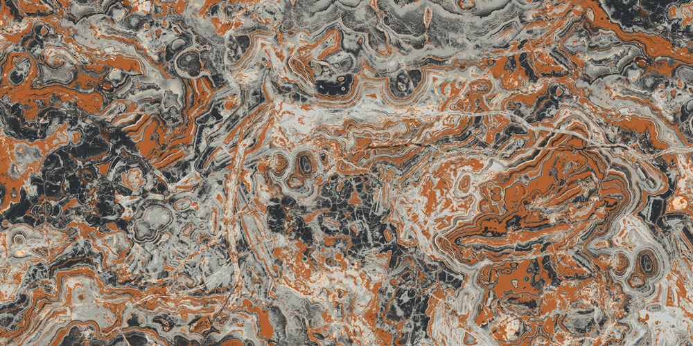 Glazed Porcelain Tiles Marble Look Limic Brown