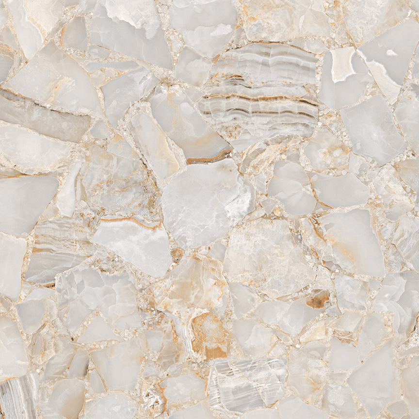 Glazed Porcelain Tiles Marble Look Porfido Natural