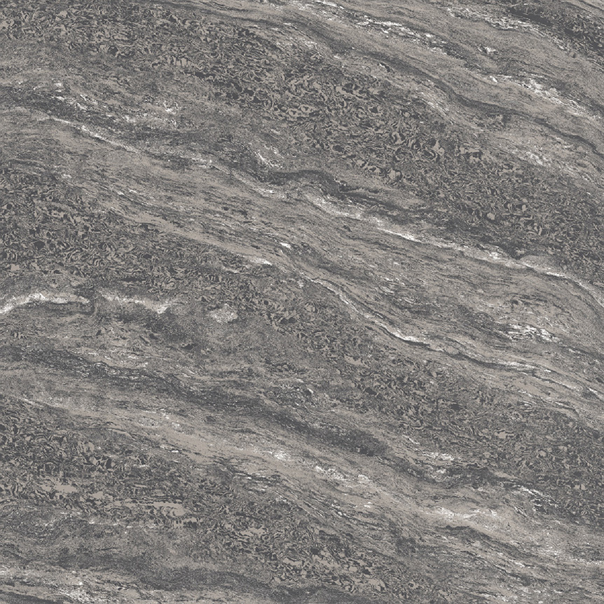 Glazed Porcelain Tiles Marble Look Romano Black