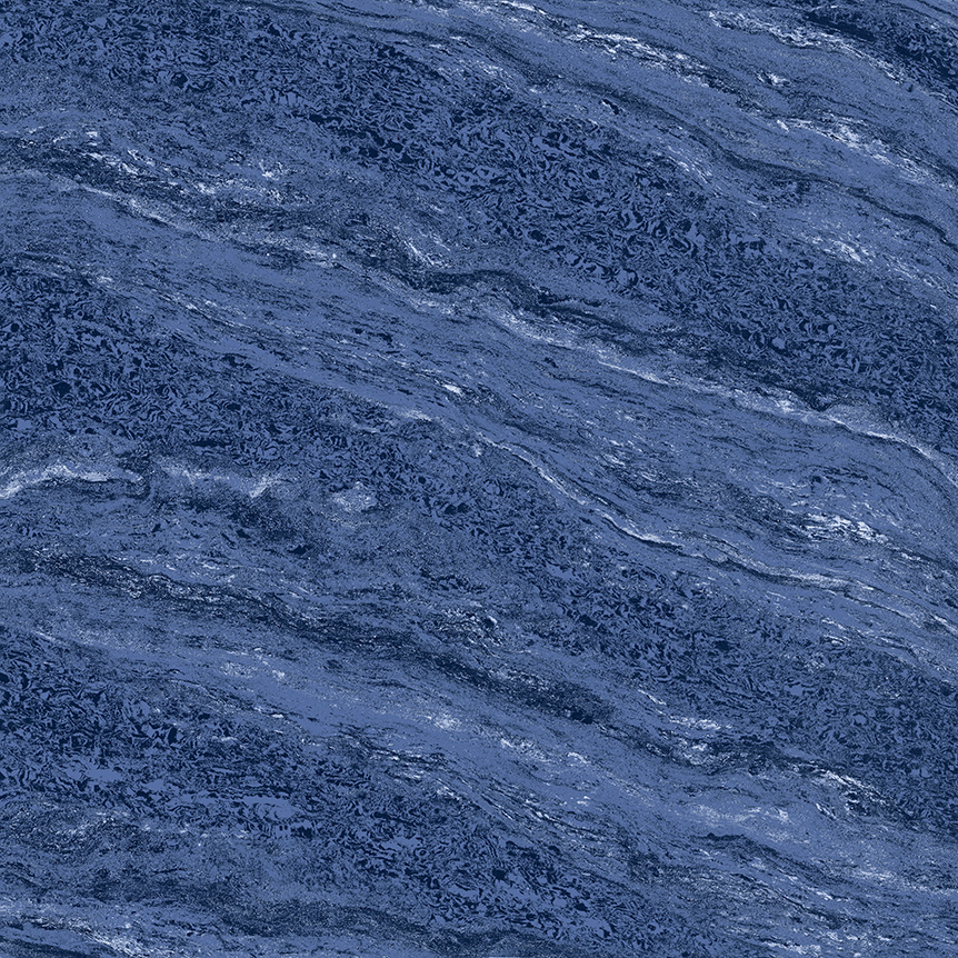 Glazed Porcelain Tiles Marble Look Romano Blue 