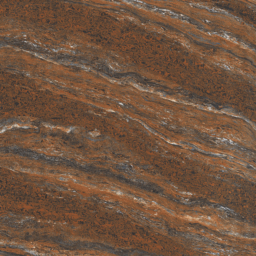 Glazed Porcelain Tiles Marble Look Romano Brown