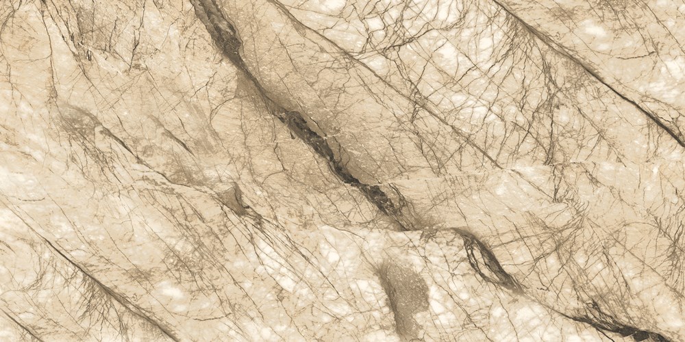 Glazed Porcelain Tiles Marble Look Terra Brown