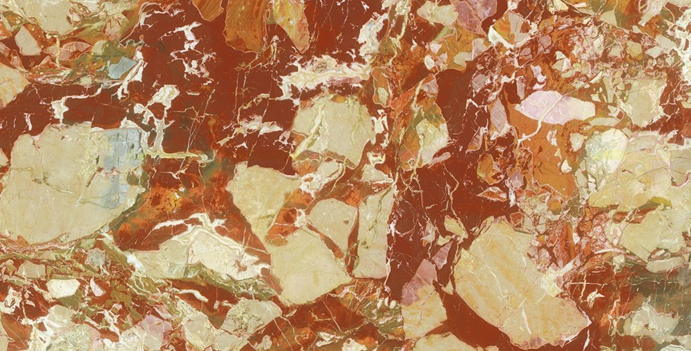 Glazed Porcelain Tiles Marble Look 