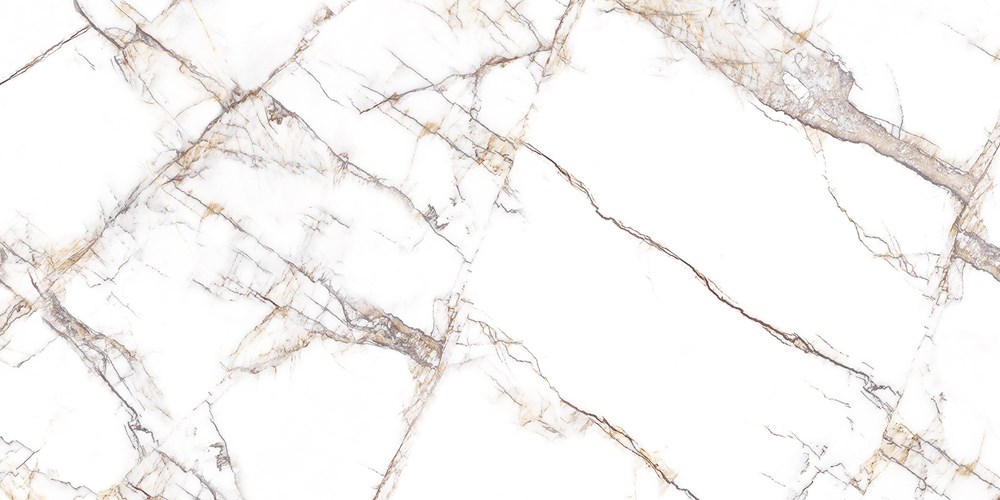 Glazed Porcelain Tiles Marble Look 