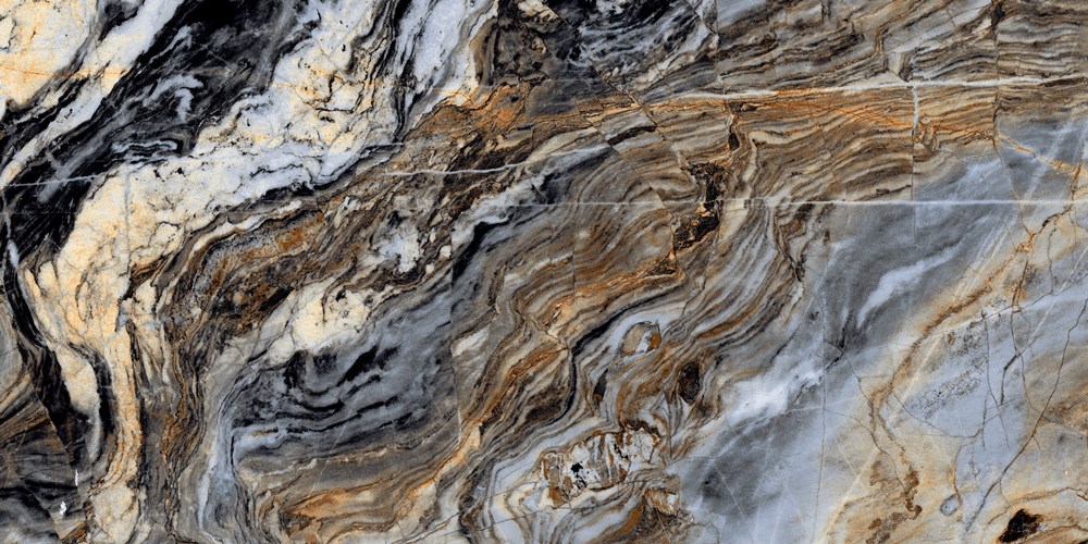 Glazed Porcelain Tiles Marble Look 