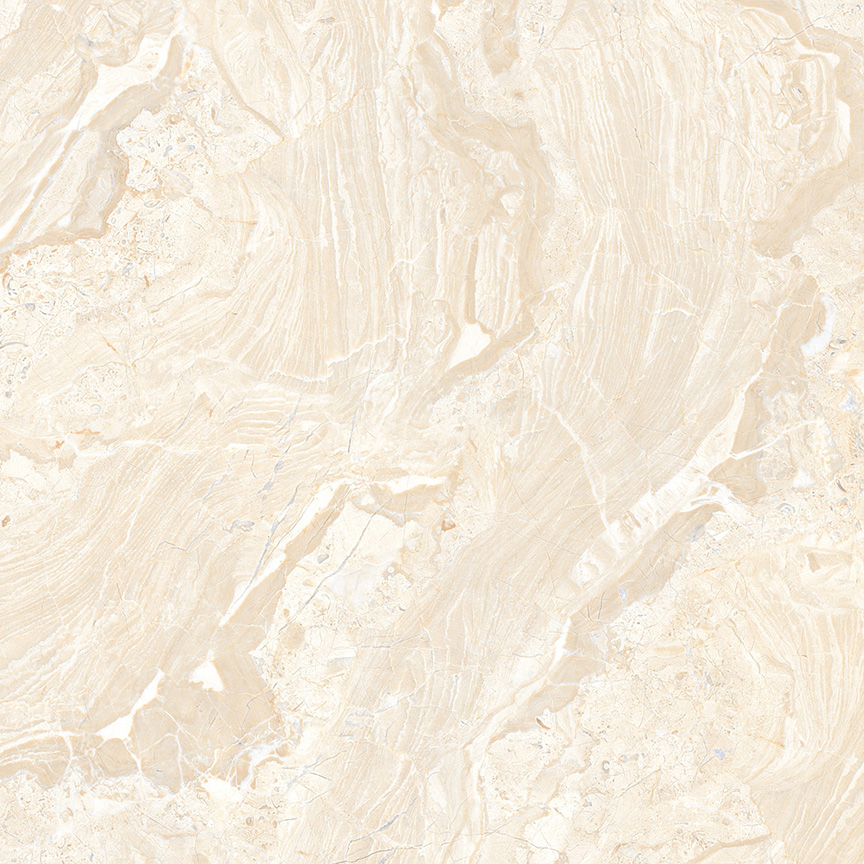 Glazed Porcelain Tiles Marble Look Ciena Crema