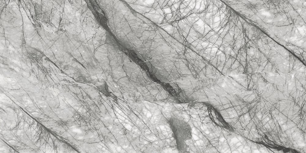 Glazed Porcelain Tiles Marble Look Terra Black