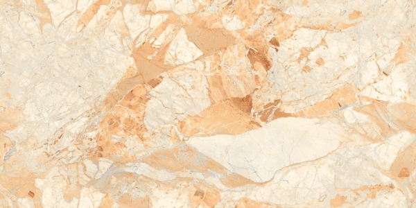 Glazed Porcelain Tiles Continue Marble Breccia Amber