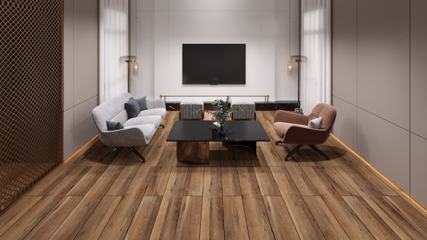 Glazed Porcelain Tiles Wood Look Darwin Grey