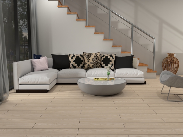 Glazed Porcelain Tiles Wood Look Zebra Wood Weat