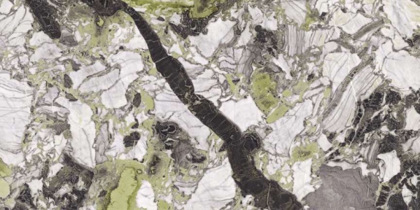 Glazed Porcelain Tiles Marble Look Emerald Jade