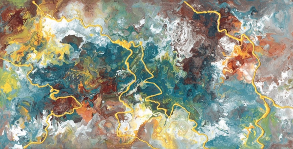 Glazed Porcelain Tiles Marble Look Epison Multi