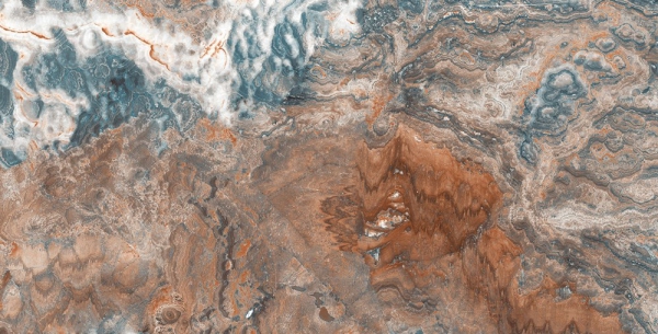 Glazed Porcelain Tiles Marble Look Rozy Aqua