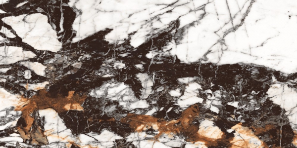 Glazed Porcelain Tiles Marble Look Orbico White