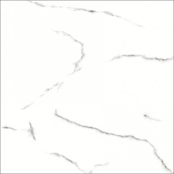 Glazed Porcelain Tiles Marble Look Alaska White