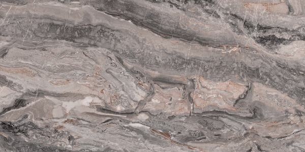 Glazed Porcelain Tiles Marble Look Ampro Nero