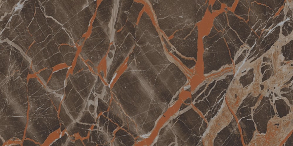 Glazed Porcelain Tiles Marble Look Anlaya Brown