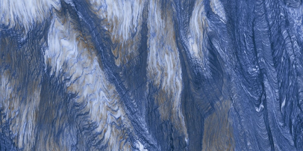 Glazed Porcelain Tiles Marble Look Contessa Cobalt