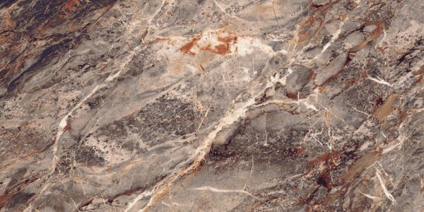 Glazed Porcelain Tiles Marble Look Exotic Choco
