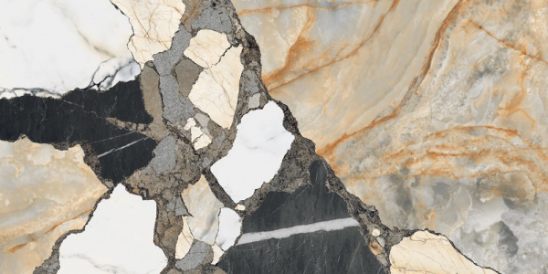 Glazed Porcelain Tiles Marble Look Gigantic Stone