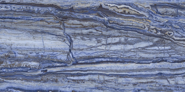 Glazed Porcelain Tiles Marble Look Lapis Azure