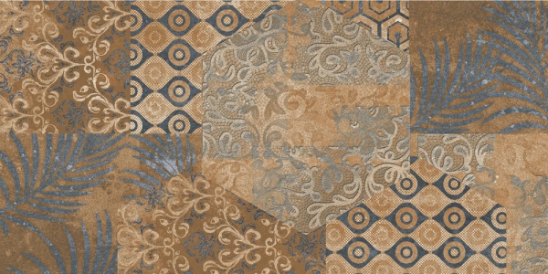 Glazed Porcelain Tiles Marble Look Milos Brown Decore