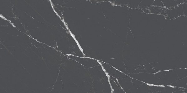 Glazed Porcelain Tiles Marble Look Morgan Black