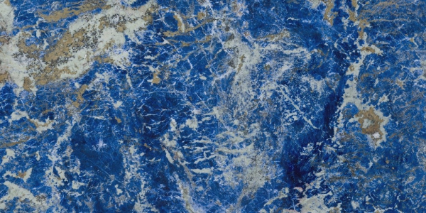 Glazed Porcelain Tiles Marble Look Nebula Azure