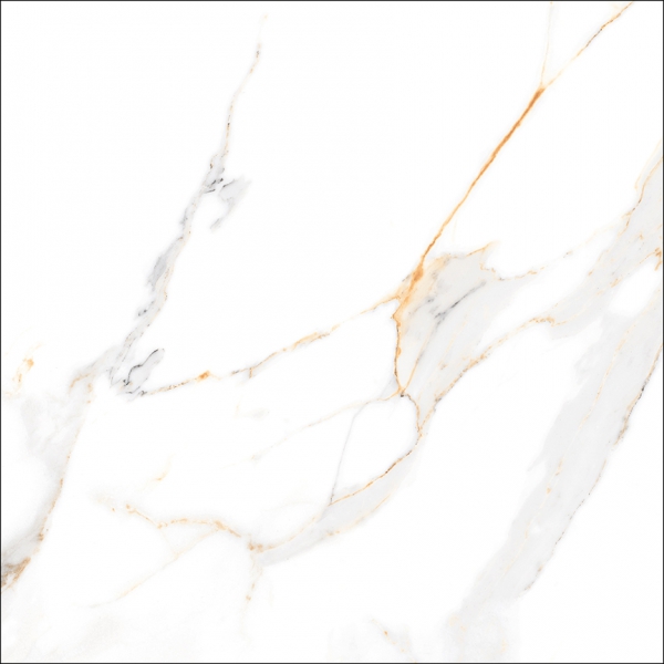 Glazed Porcelain Tiles Marble Look Regal Carrara