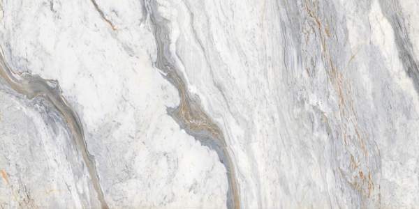 Glazed Porcelain Tiles Marble Look Shiny Natural