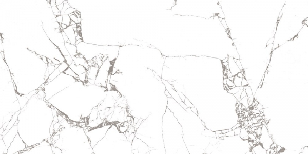 Glazed Porcelain Tiles Marble Look Spider White