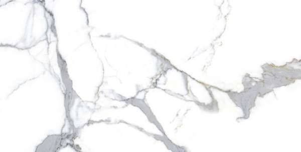 Glazed Porcelain Tiles Marble Look Statuario Elegant