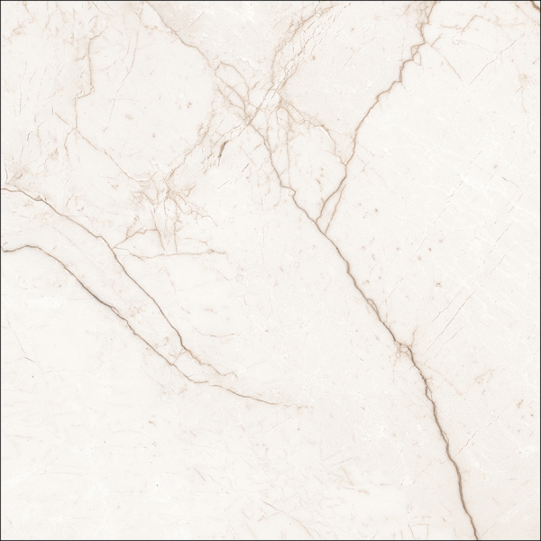 Glazed Porcelain Tiles Marble Look Titan White