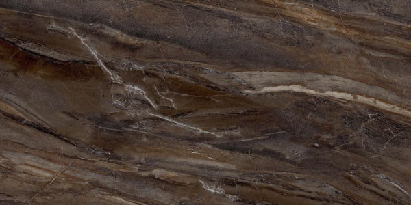 Glazed Porcelain Tiles Marble Look Volano Brwon