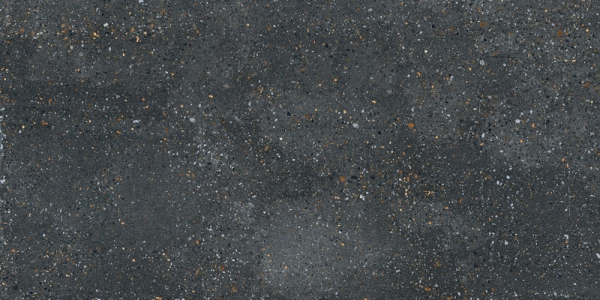 Glazed Porcelain Tiles Stone Look Black Mosec