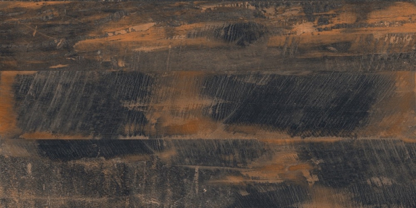 Glazed Porcelain Tiles Wood Look Black Walnut